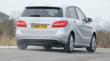Mercedes B-Class rear cornering