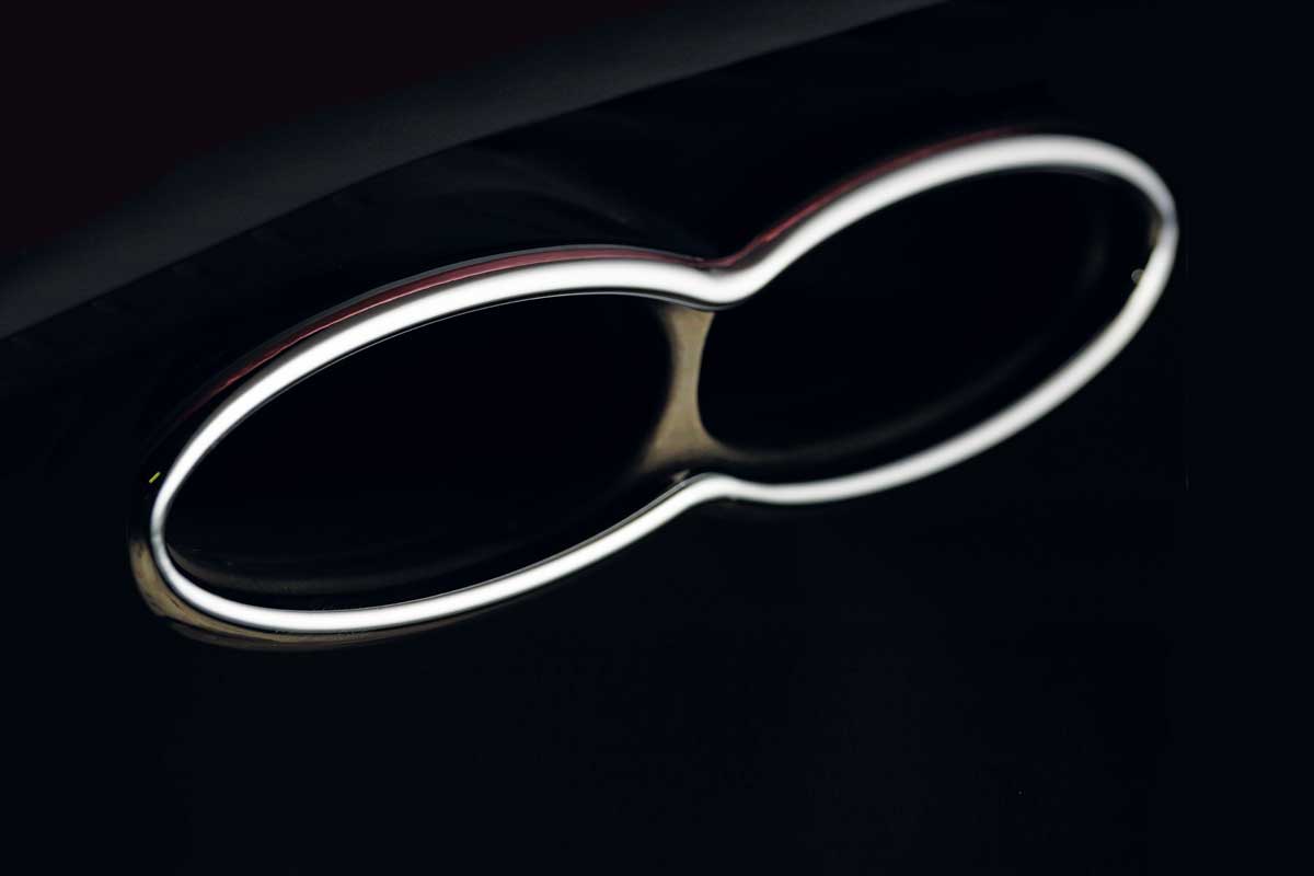 Bentley Continental GT V8 exhaust