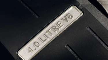 Bentley Continental GT V8 badge