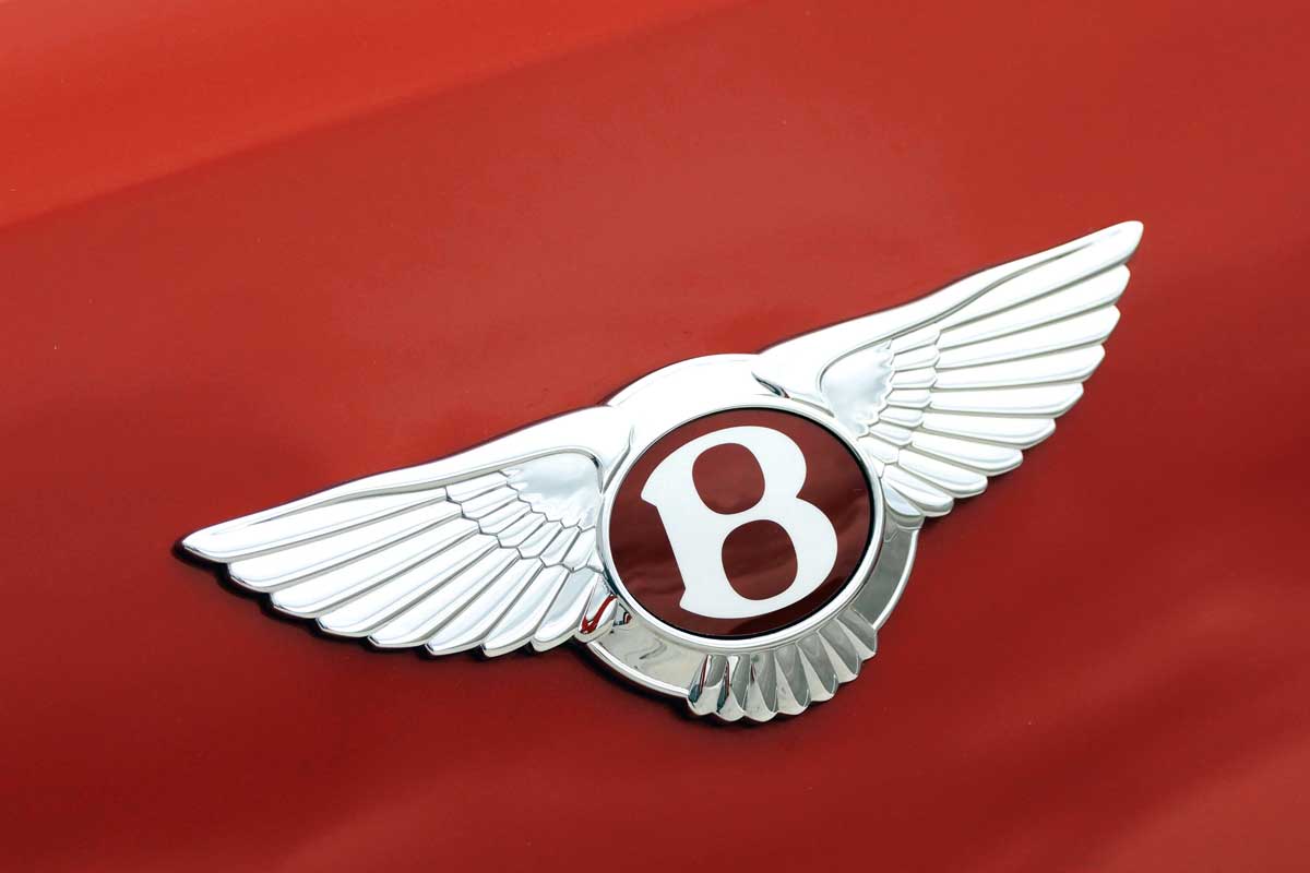 Bentley Continental GT V8 badge