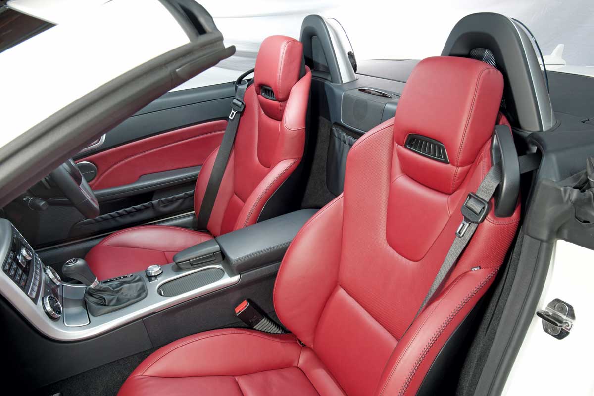 Mercedes SLK 250 CDI sport seats