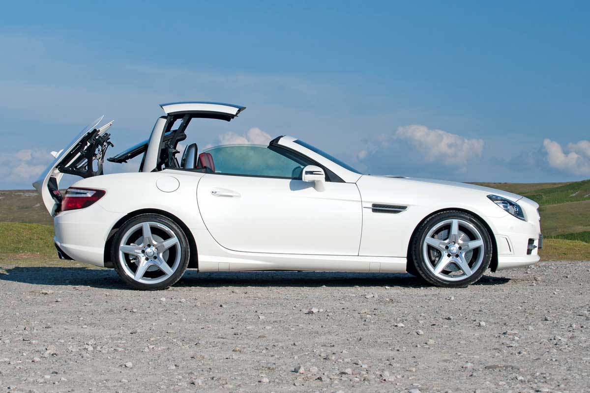Mercedes SLK 250 CDI roof mechanism