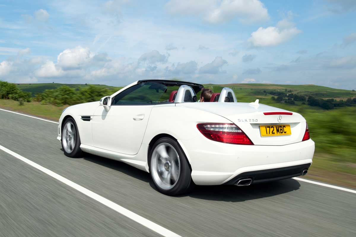 Mercedes SLK 250 CDI rear tracking