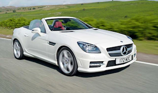 Mercedes SLK 250 CDI front tracking