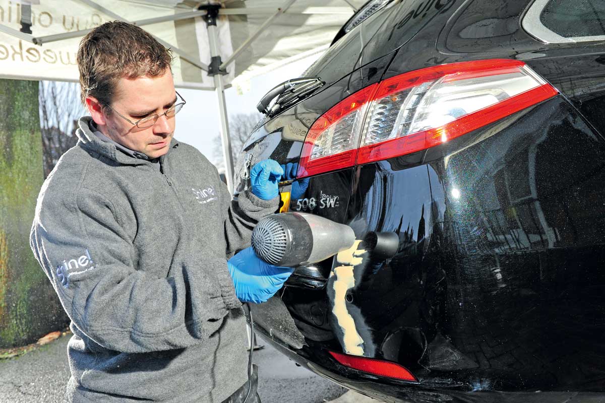 Peugeot 508 SW scratch fix