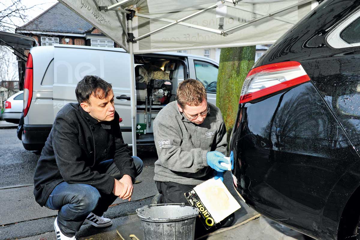 Peugeot 508 SW scratch fix