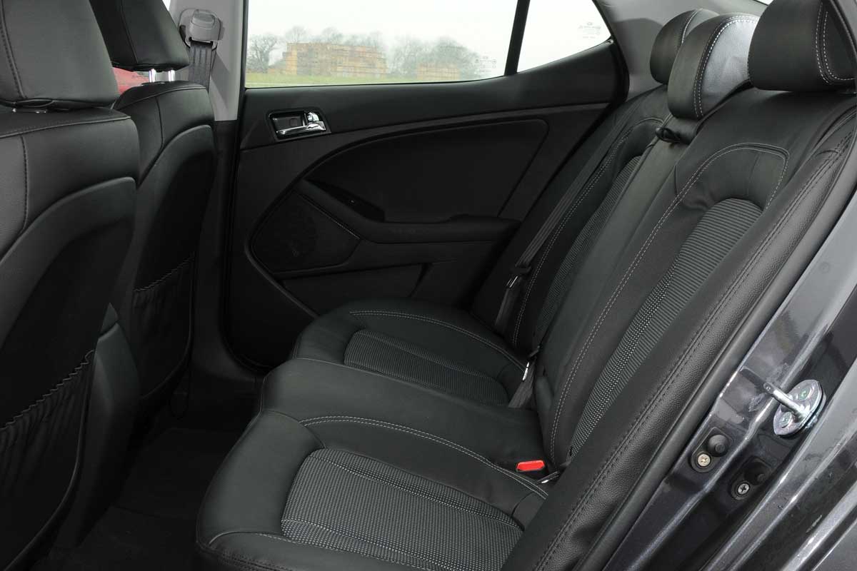 Kia Optima rear seats