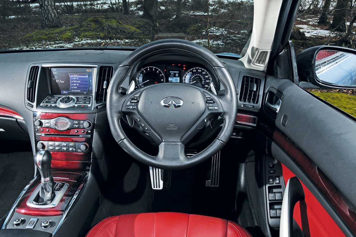 Infiniti G37 Convertible interior