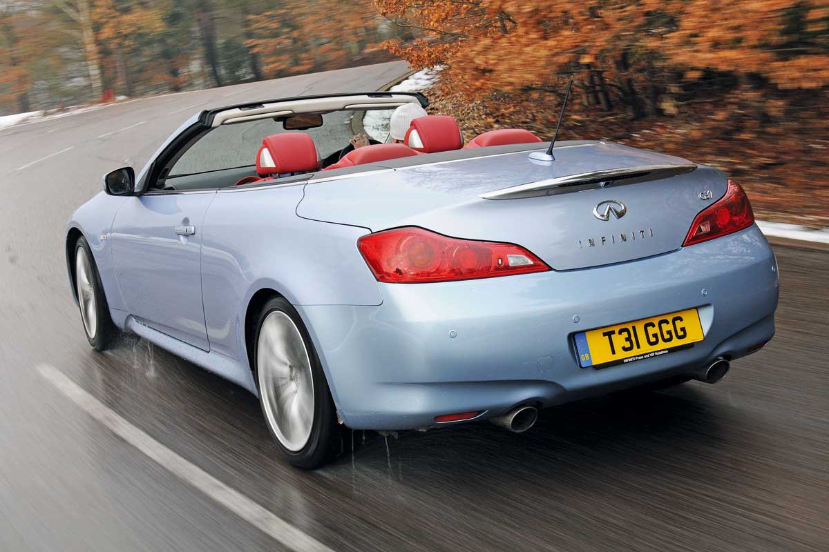 Infiniti G37 Convertible rear tracking