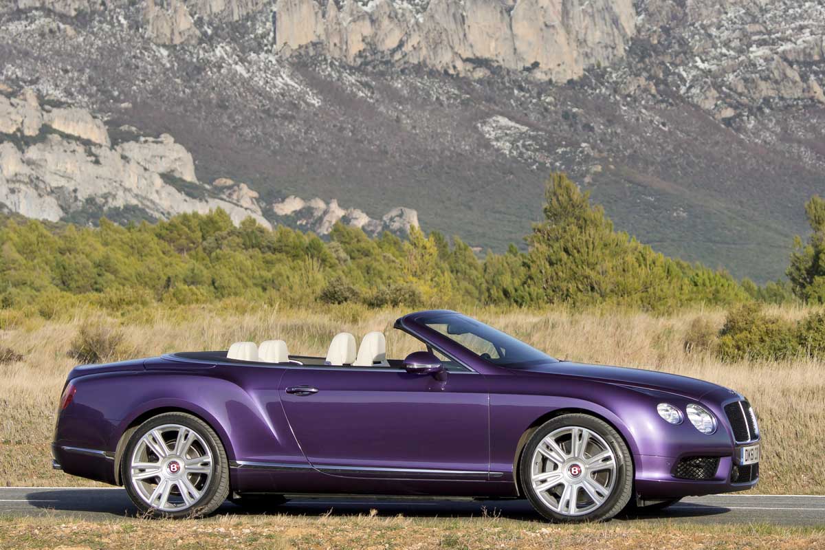 Bentley Continental GTC V8 profile