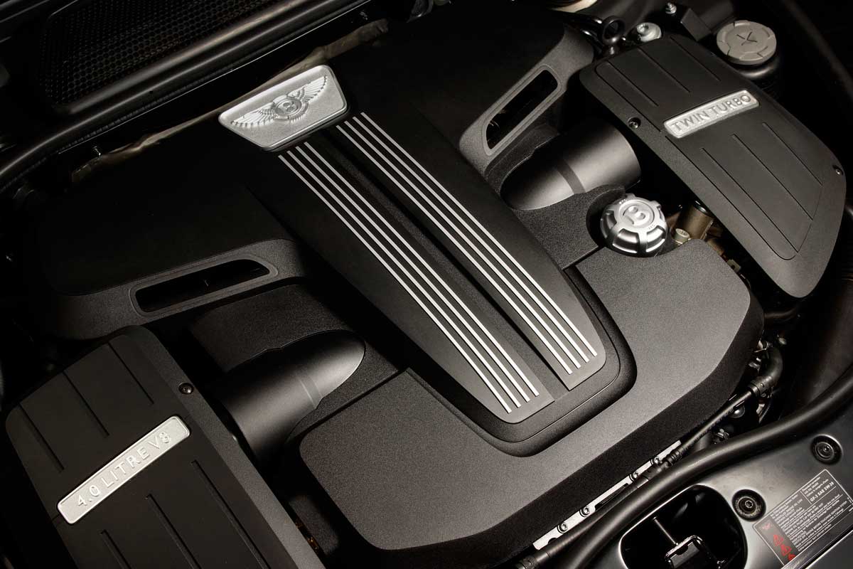 Bentley Continental GTC V8 engine