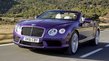 Bentley Continental GTC V8 front tracking