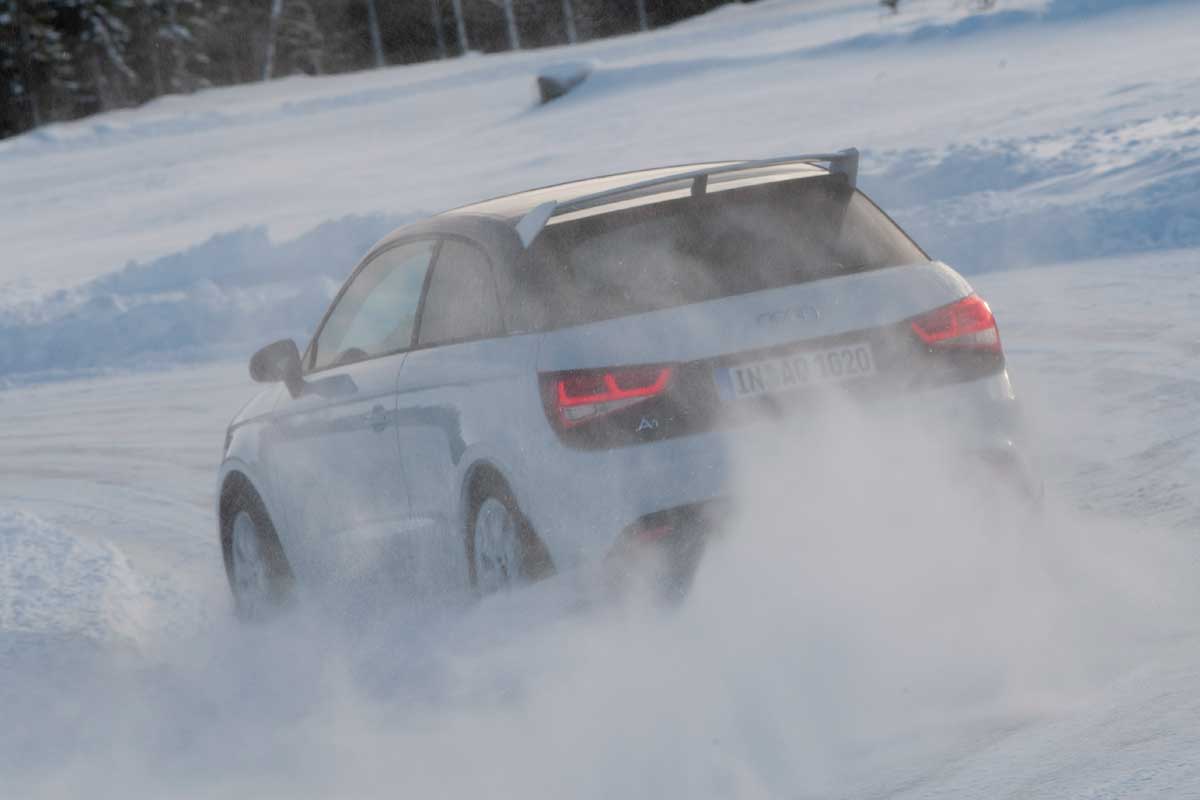 Audi A1 quattro rear tracking