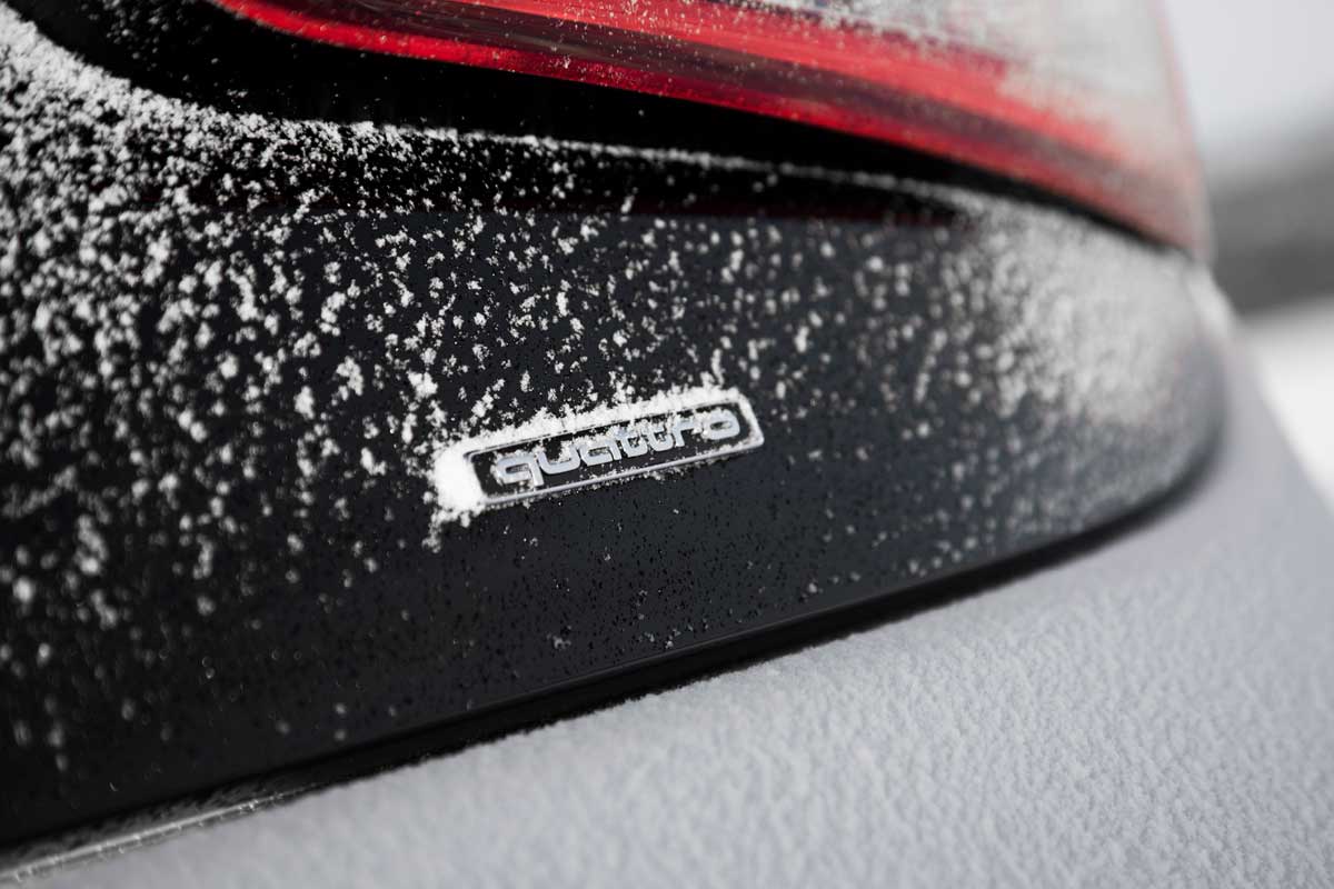Audi A1 quattro badge