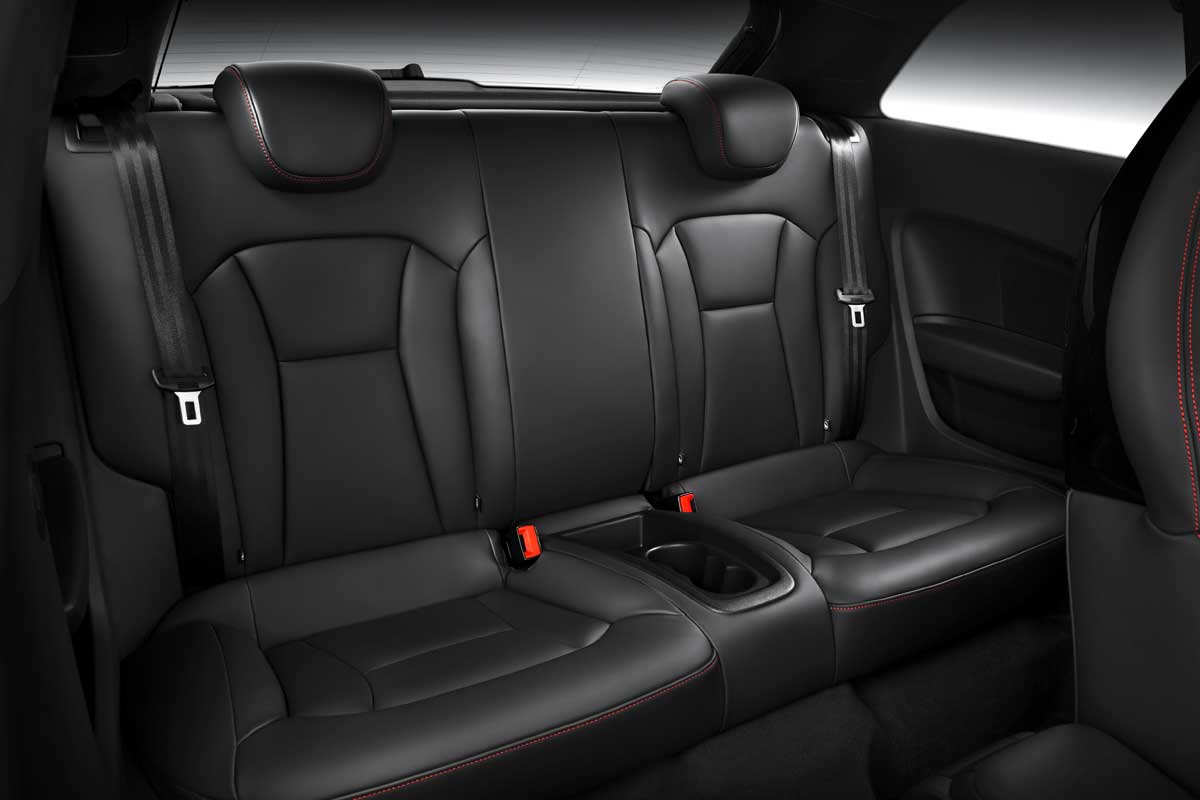 Audi A1 quattro rear seats