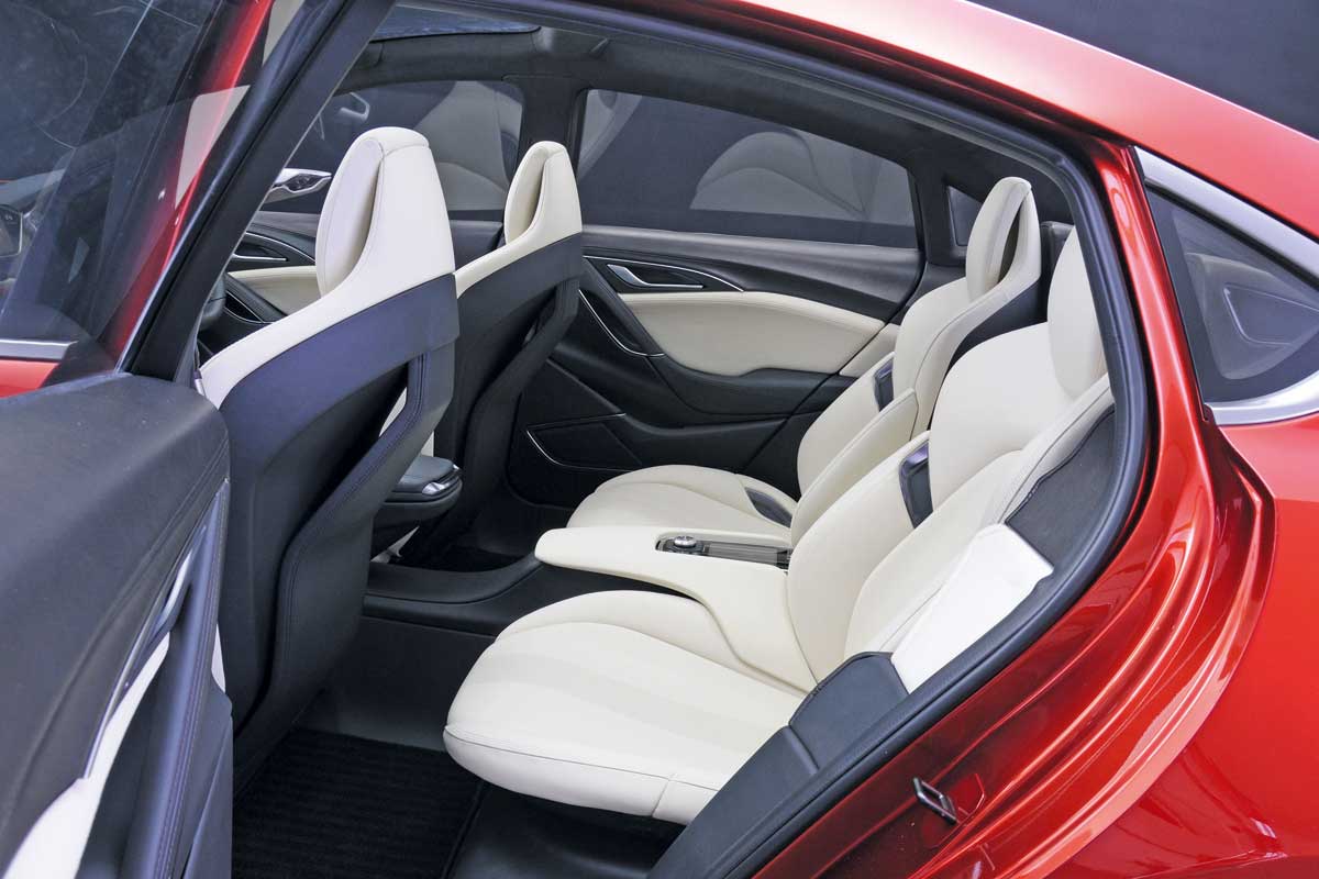 Mazda Takeri rear seats