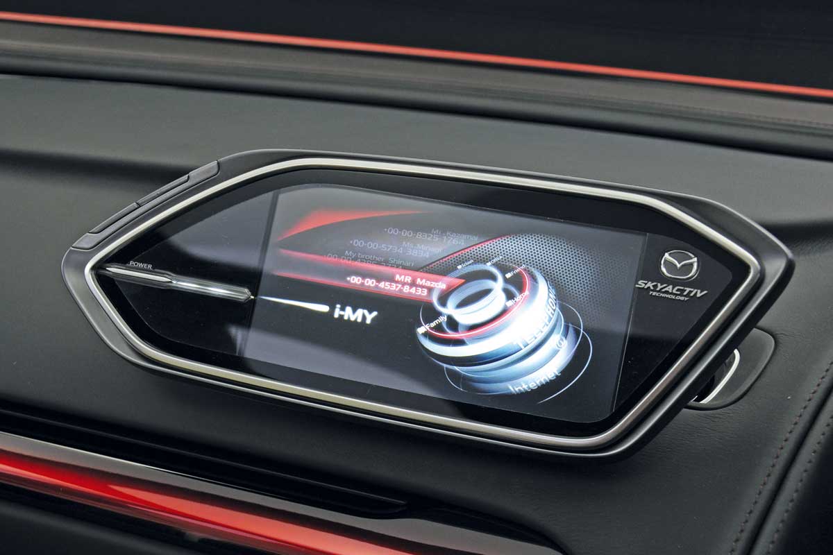 Mazda Takeri display