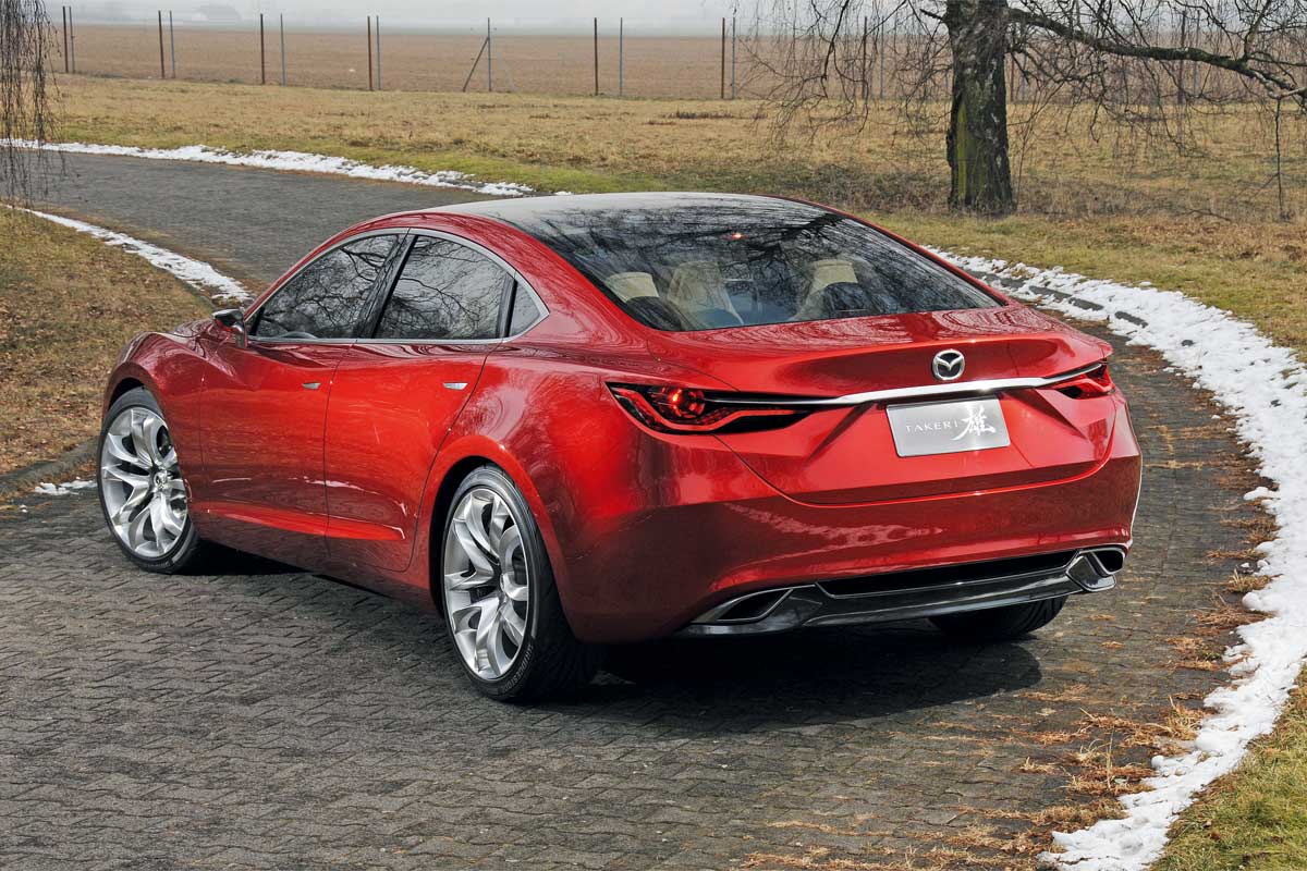 Mazda Takeri rear three-quarters