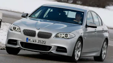 BMW M550d xDrive front cornering