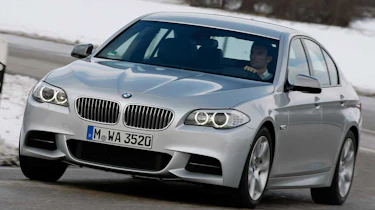 BMW M550d xDrive front cornering