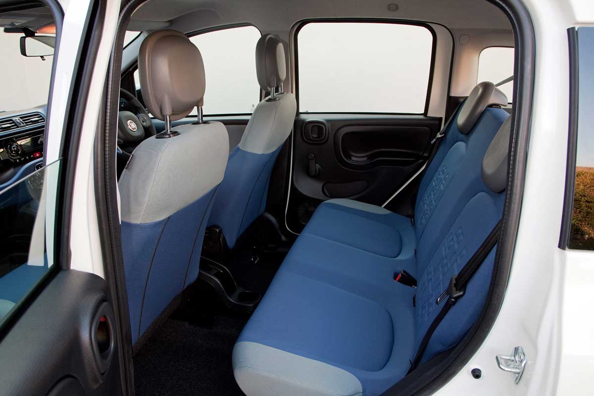 Fiat Panda rear seats