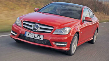 Mercedes C-Class Coupe front tracking