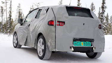 Renault Clio prototype rear three-quarters