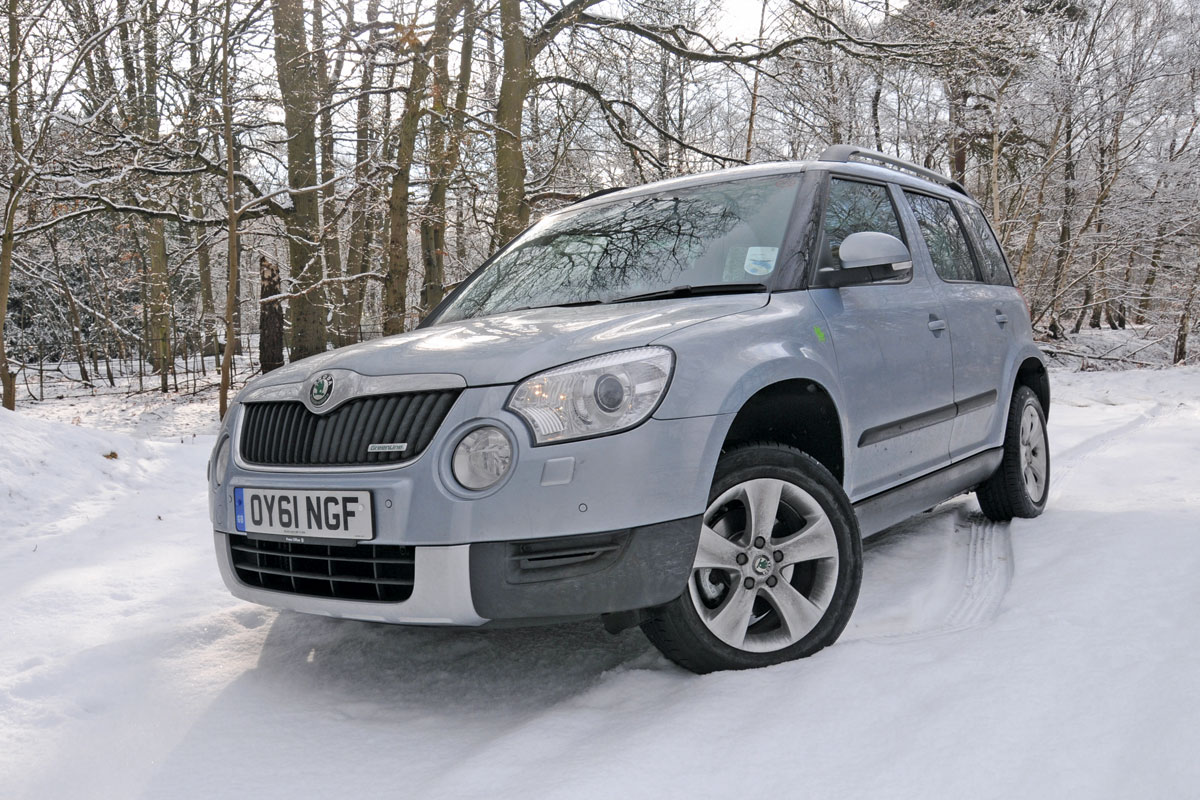 Skoda Yeti front three quarters