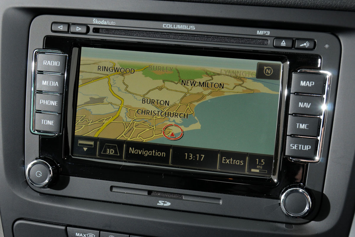 Skoda Yeti sat-nav