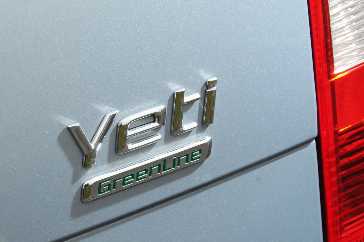 Skoda Yeti badge