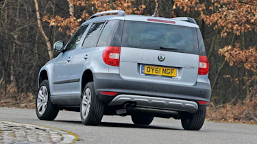 Skoda Yeti rear cornering