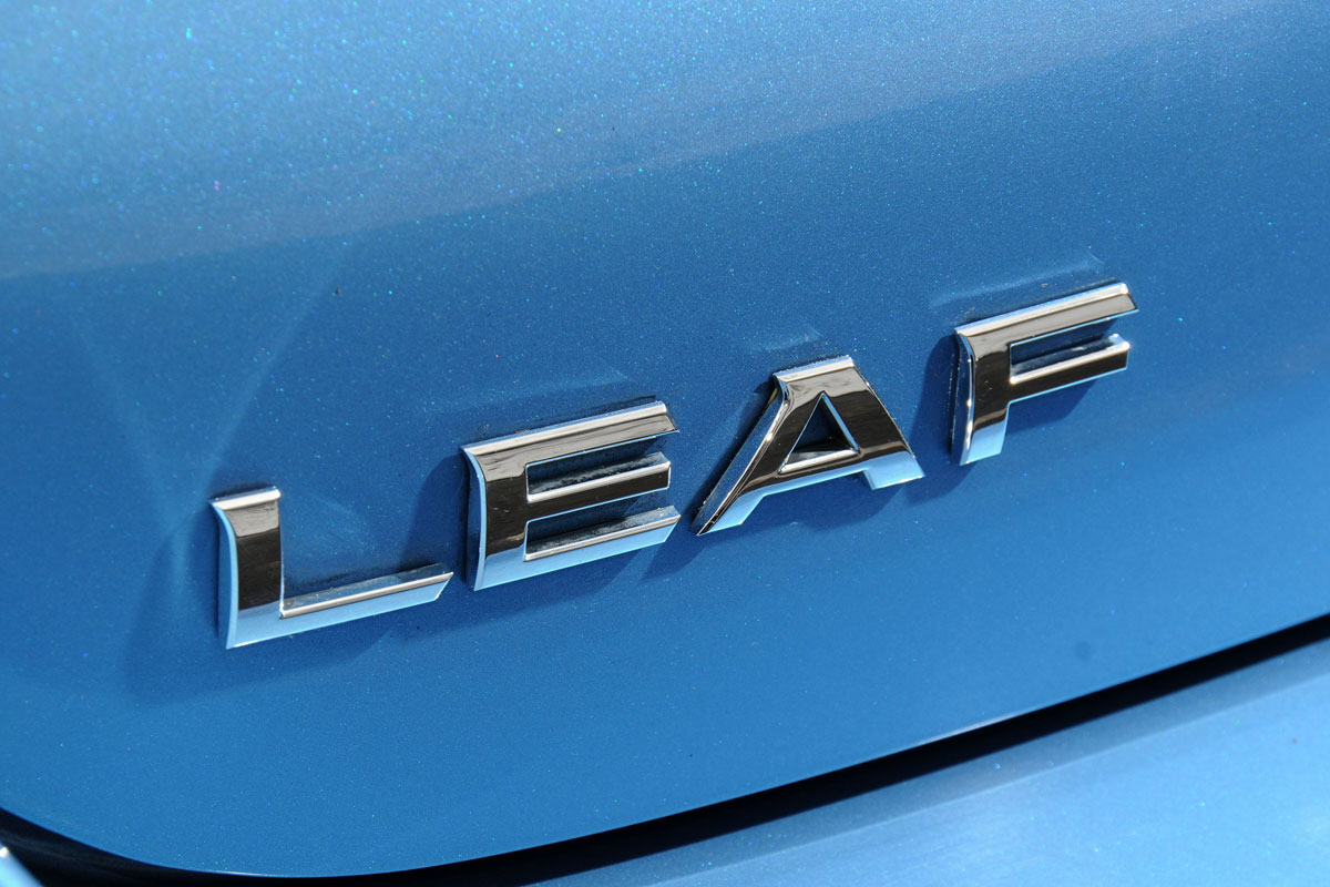 Nissan Leaf badge