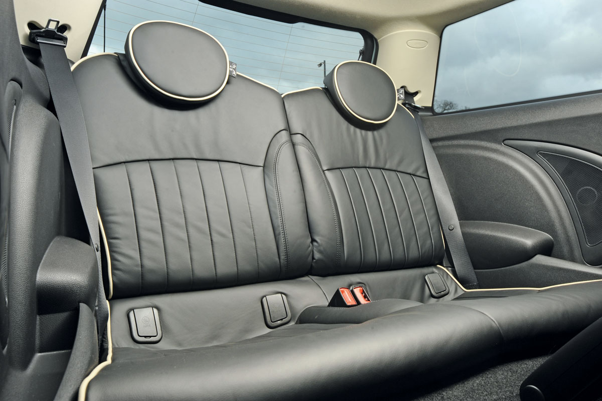 Mini Cooper S rear seats