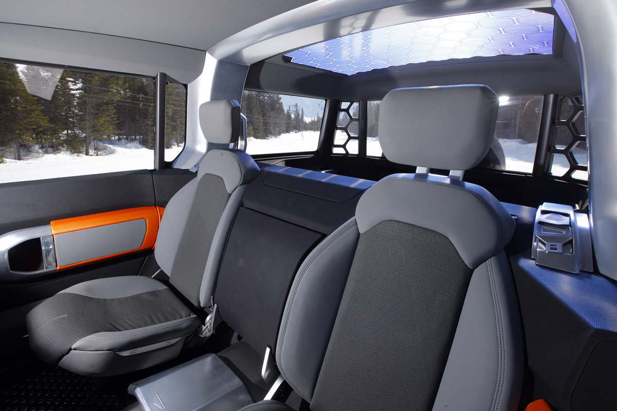 Land Rover DC100 interior