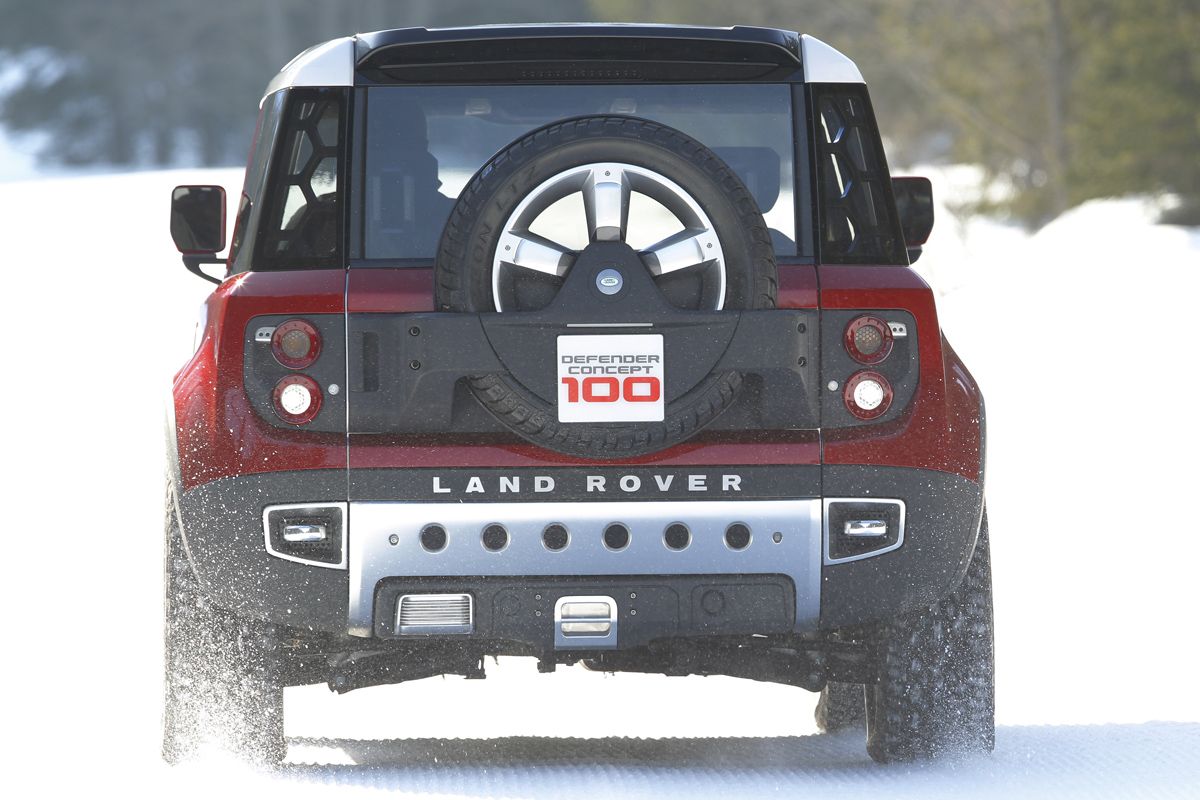 Land Rover DC100 rear
