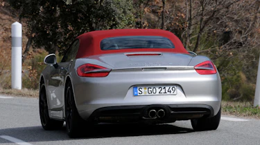 Porsche Boxster rear cornering