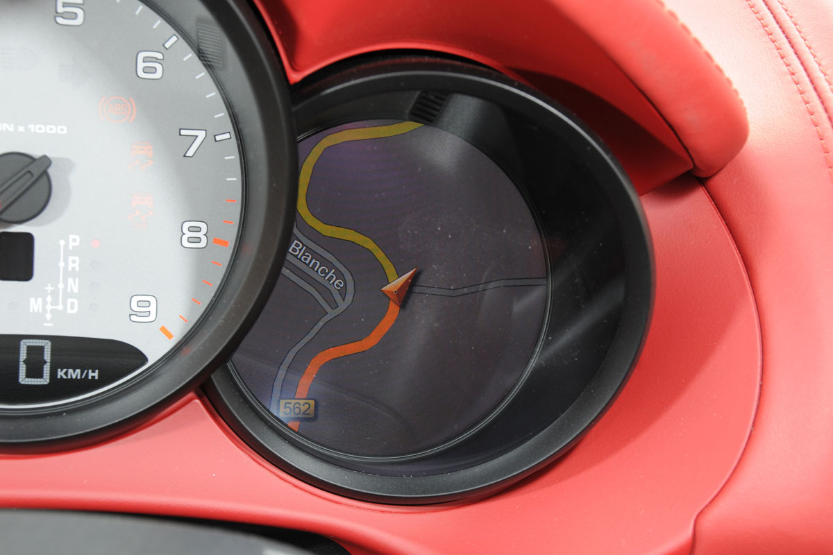 Porsche Boxster dials