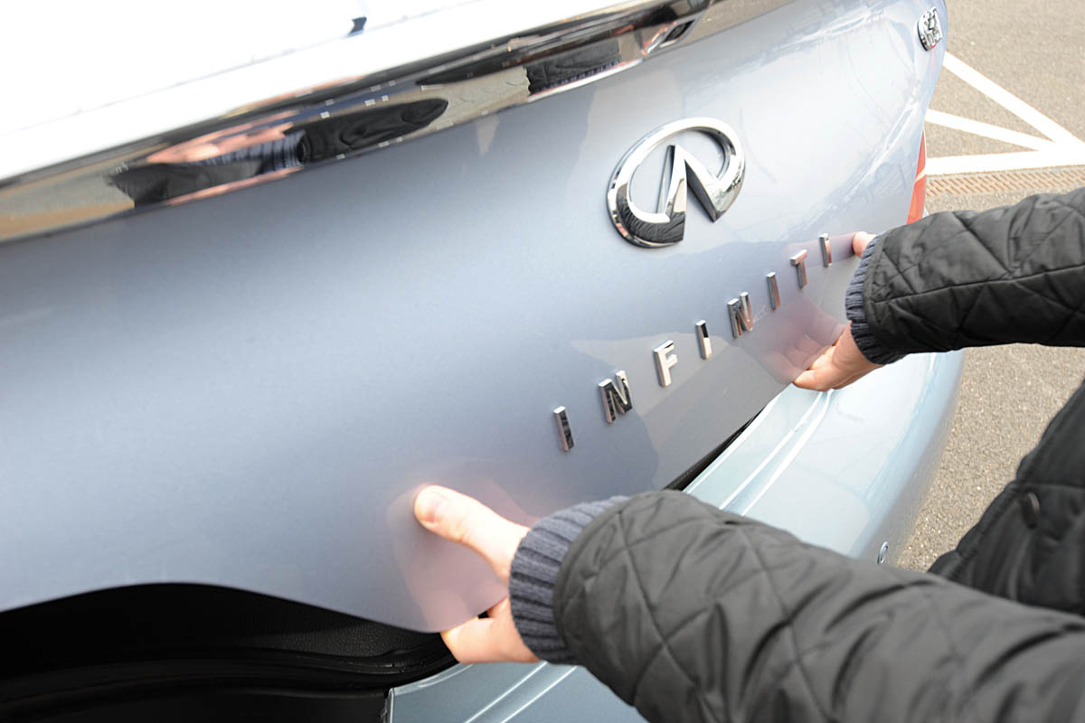 Infiniti G37 boot