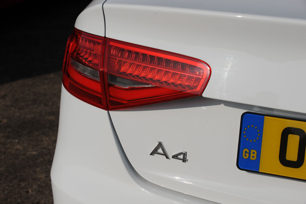 Audi A4 2.0 TDI S line badge