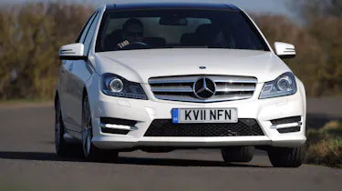 Mercedes C220 CDI Sport front cornering