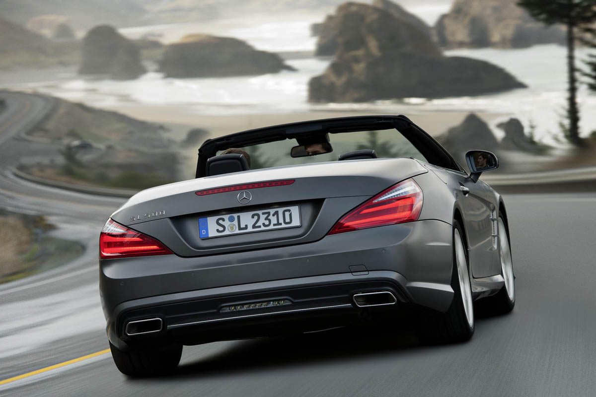 Mercedes SL500  rear tracking