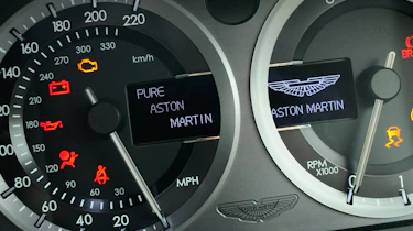 Aston Martin V8 Vantage dials