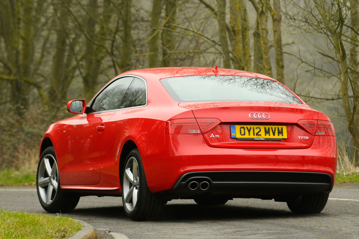 Audi A5 1.8 TFSI rear cornering