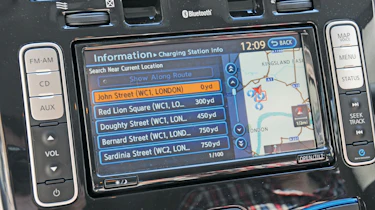 Nissan Leaf centre console