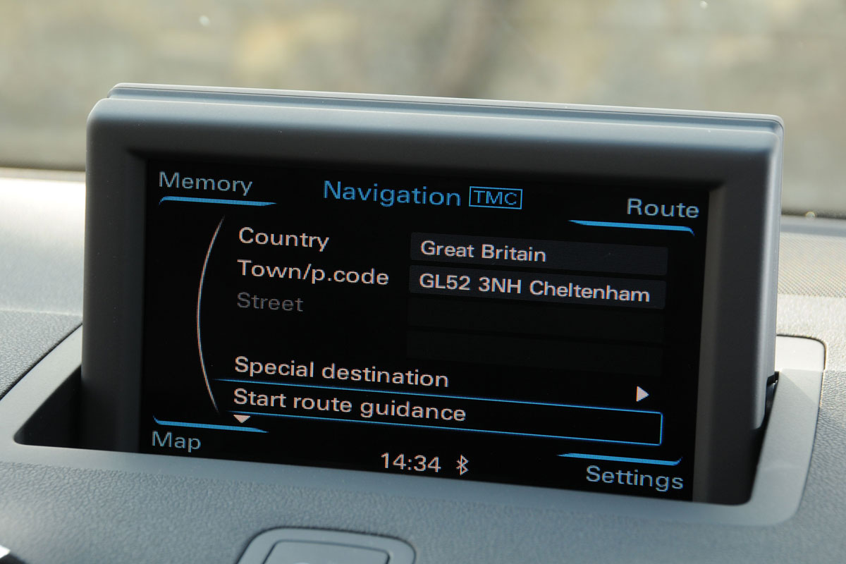 Audi A1 Sportback sat-nav
