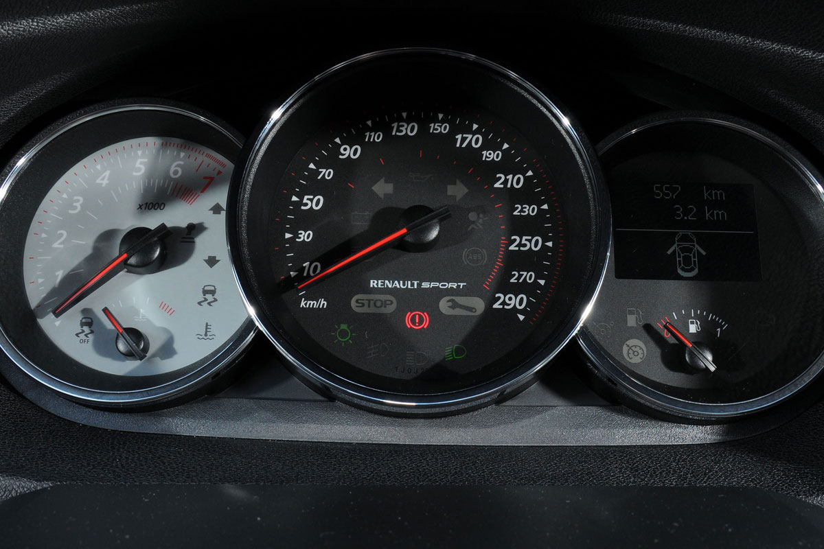 Renaultsport Megane 265 dials