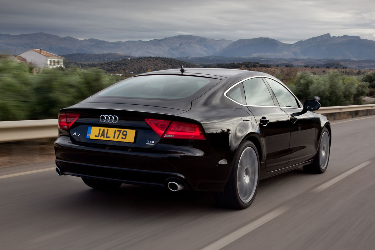 Audi A7 Sportback rear tracking