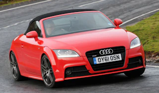 Audi TT Roadster front cornering