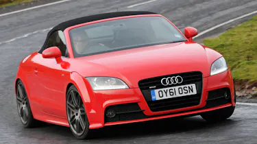 Audi TT Roadster front cornering
