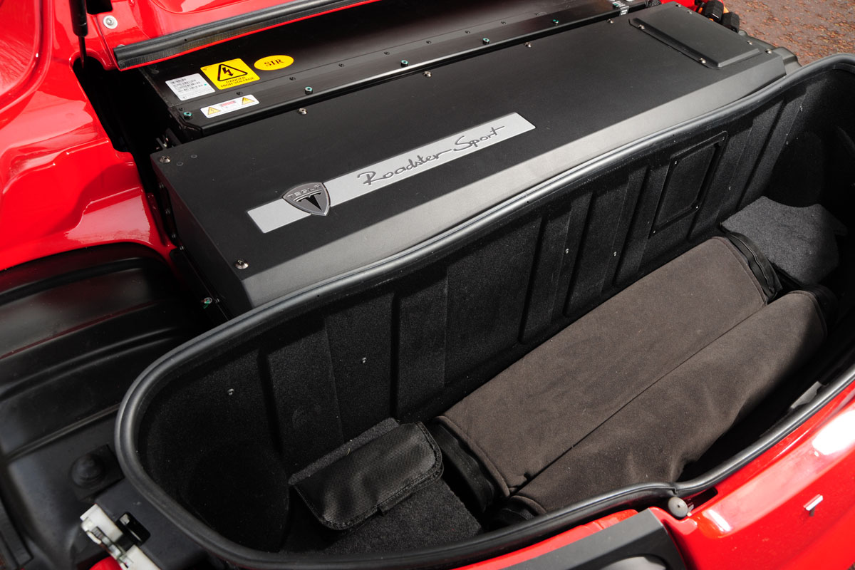 Tesla Roadster boot